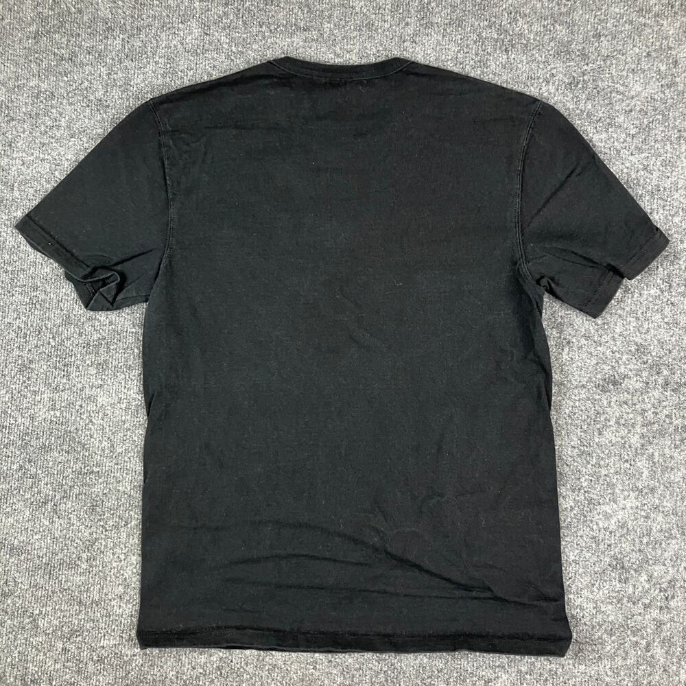 Champion T-Shirt Mens Small Black Logo Graphic Tee Classic Fit Athletic Casual - Picture 6 of 7
